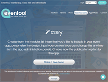 Tablet Screenshot of eventool.com
